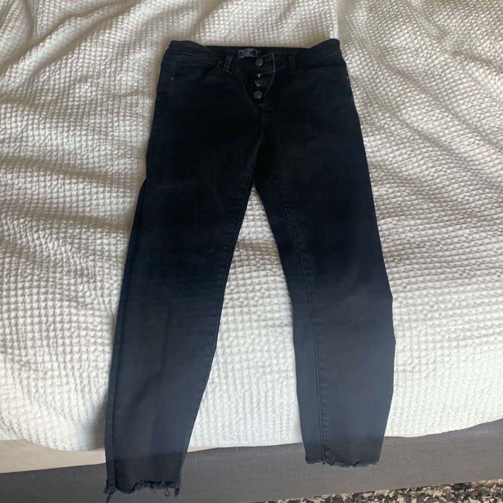 Abercrombie high rise super skinny jean